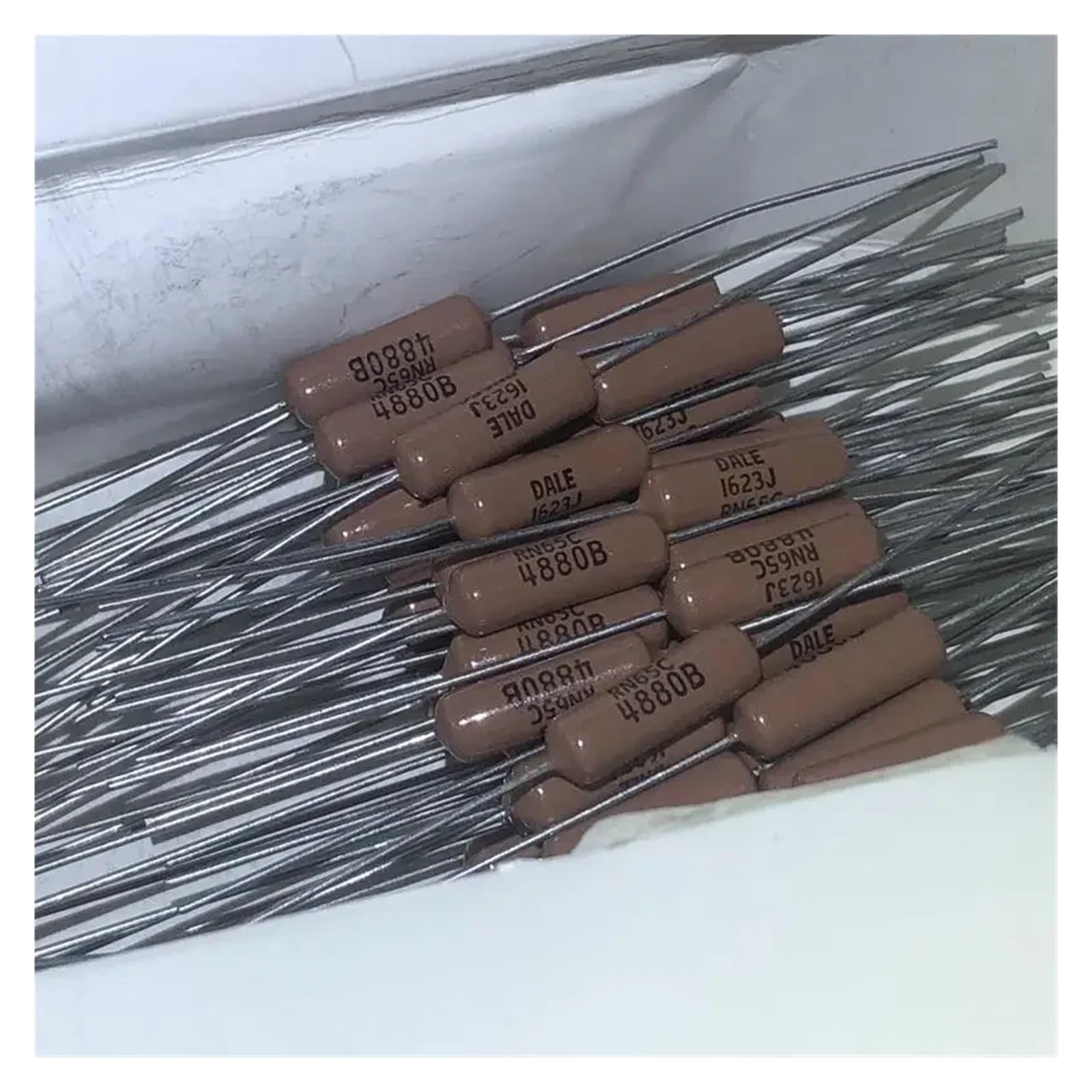 LEOTNNDQ 10pcs RN70D CMF-65 Series 488R 2W Audio Film Resistors