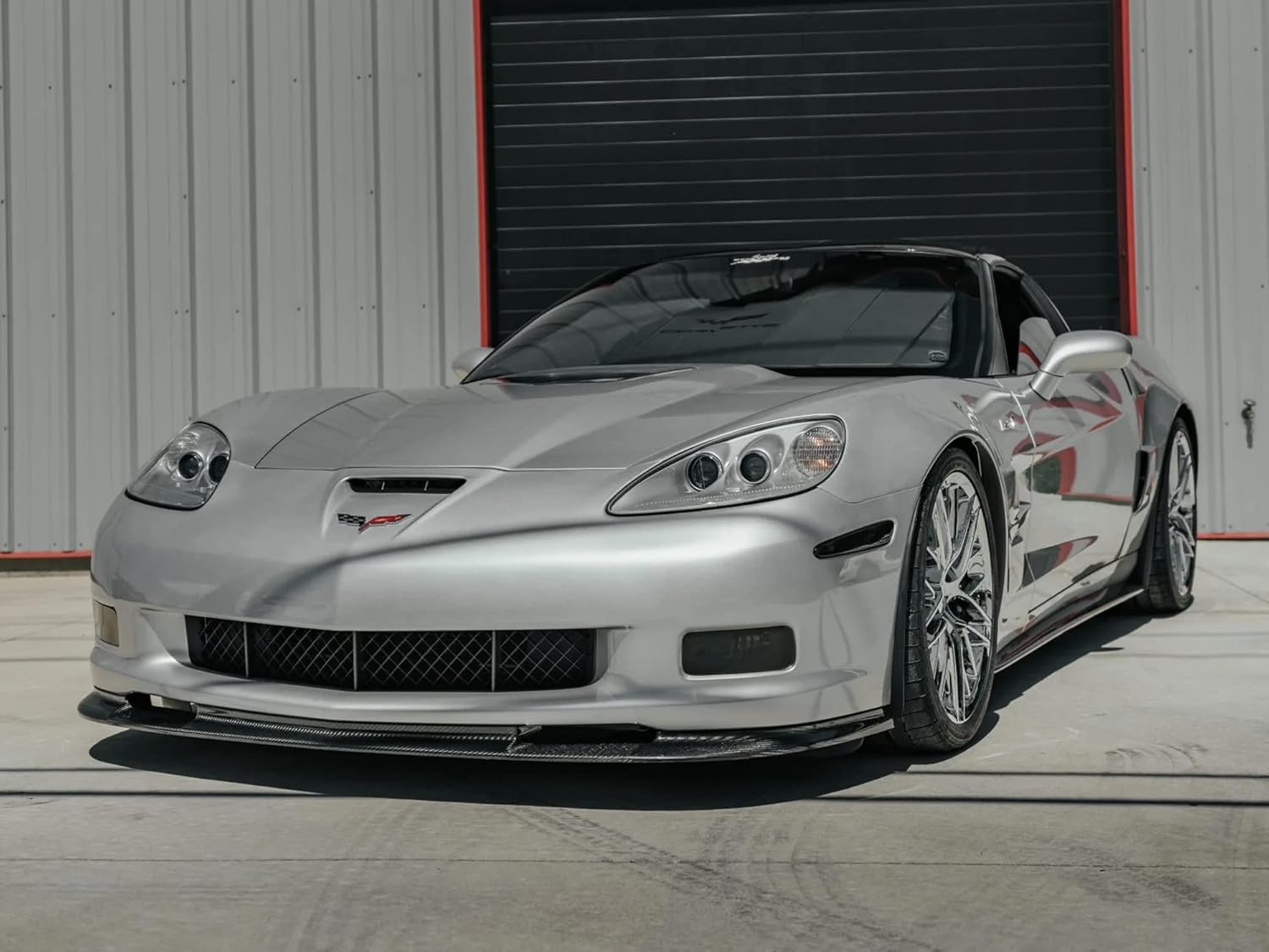 iJDMTOY 4pc-Set Black Smoked Lens Front & Rear Side Marker Lamp Housing Assemblies, Compatible With 2005-2013 Chevrolet C6 Corvette, Replace OEM Amber/Red Sidemarkers