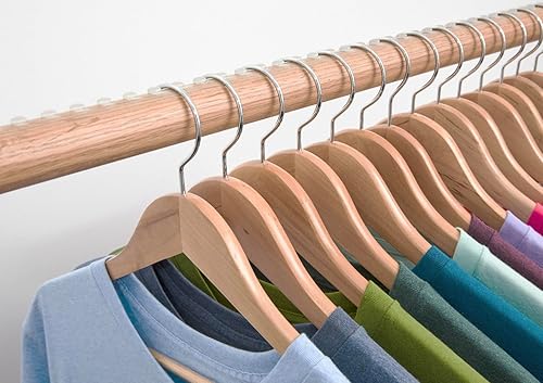 Miniatura 3 de Roomedys Cinta espaciadora para perchas, sistema de división de ropa y ropa, accesorio de barra de armario para organización de ropa, transparente,