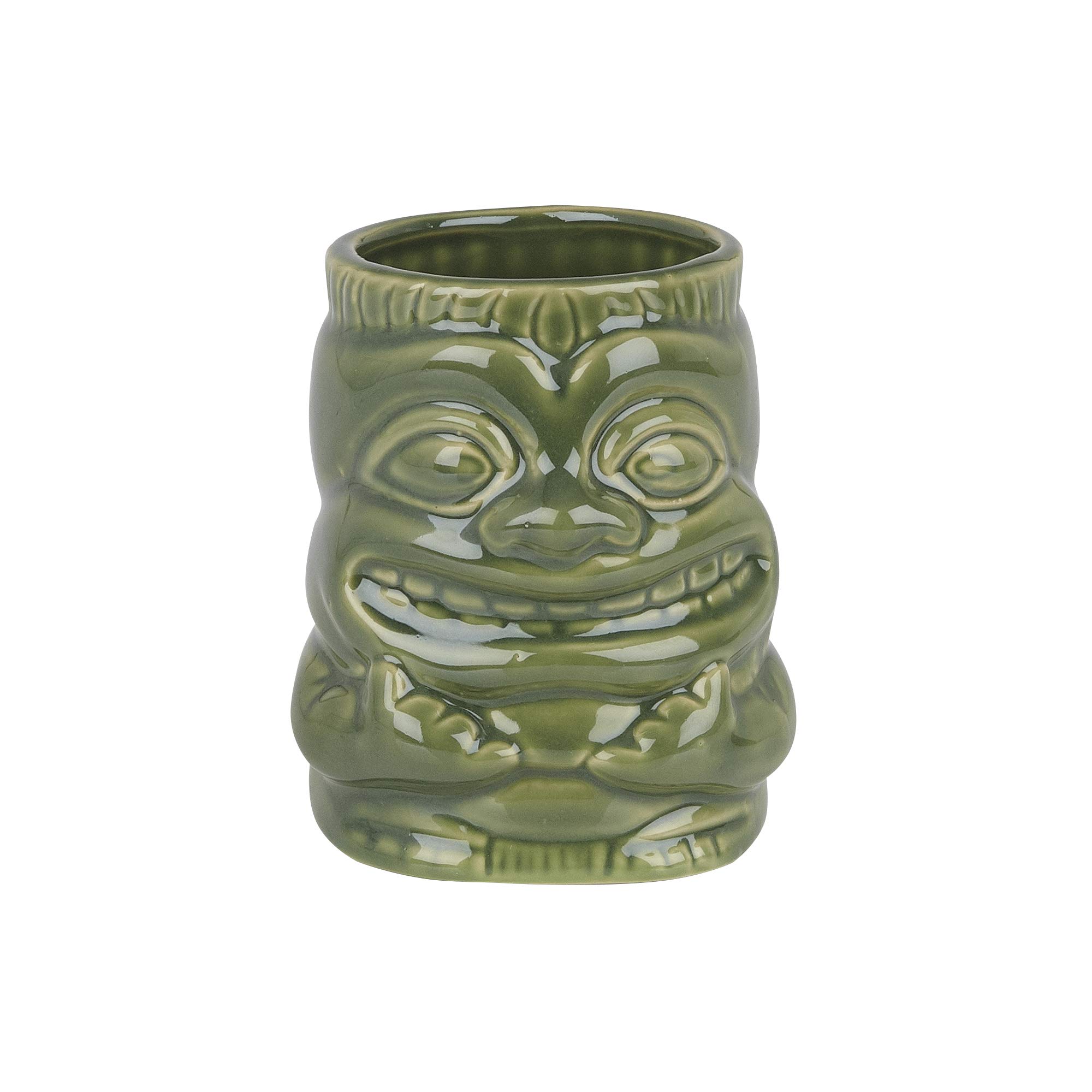 Beaumont Ceramic Tiki Mug with Handle 425ml - Sea Green