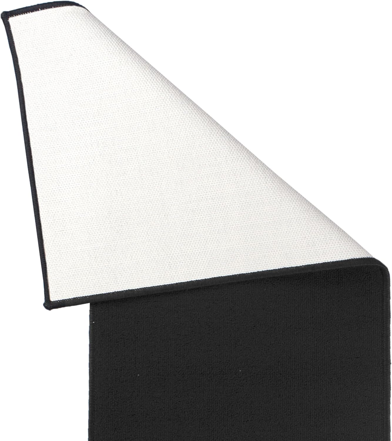 Ritz Washable Stain Resistant Kitchen Rugs with Latex Backing, Kitchen Mats for Floor, 20"x60" Black, John Ritzenthaler Company