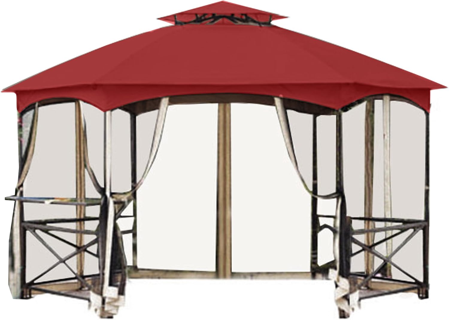 Garden Winds LCM1353BRS Madison Hexagon Gazebo Riplock 350 Replacement
