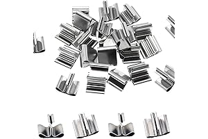 BEADNOVA Wood Candle Wick Clips: 50-Count Candle Making Accessory