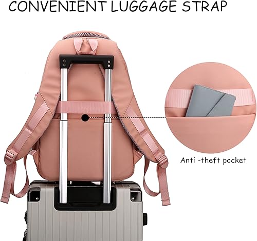 Miniatura 3 de Mochila para niñas escolares, bonita bolsa para universidad, escuela primaria, para adolescentes y niñas, Negro -, Linda mochila escolar Kawaii