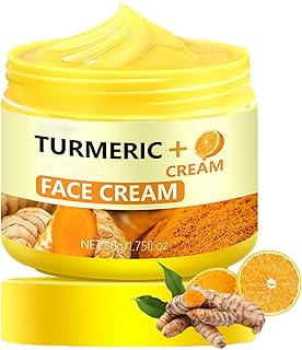 Crema facial con vitamina C y cúrcuma, hidrat...