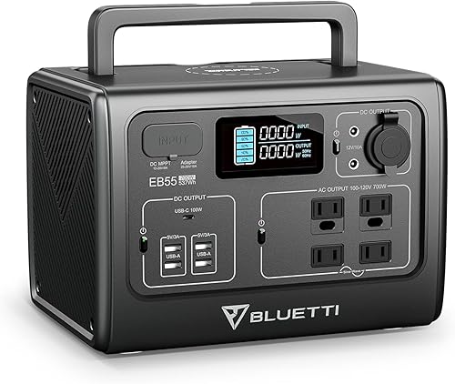 BLUETTI ポータブル電源 EB55 大容量537Wh