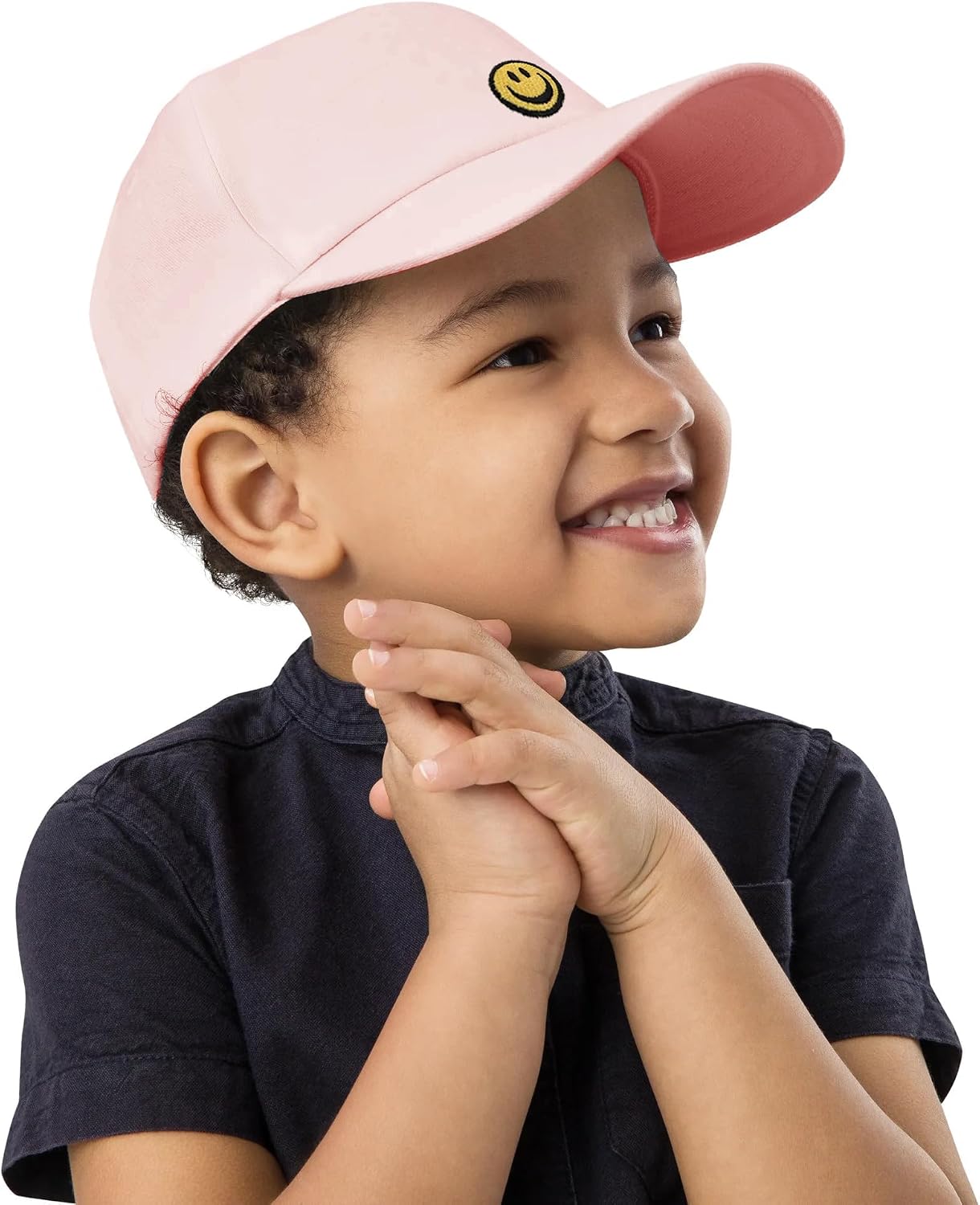 Smile Face Toddler Hat Baseball Cap for Boy Girls Baseball Hats Kids Soft Cotton Adjustable Cute Caps for 4-12 Years