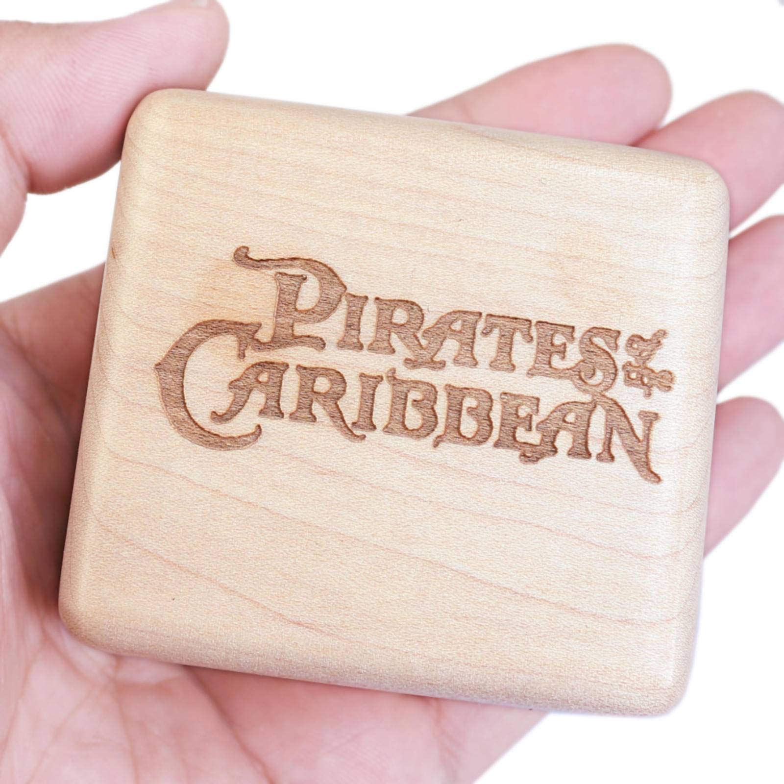 Sinzyo Handmade Wooden Pirateof Caribbean Music Box Birthday For Christmas/Birthday/Valentine'sdaygift Maple Wood
