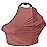 Car Seat Cover Baby for Nursing, Baby Breastfeeding Cover Carseat Canopy Covers, Solid Color Multi-use Nursing Cover for Babies (Bronze red)