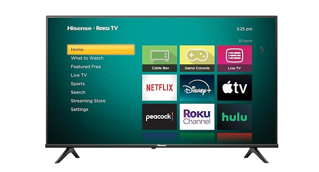 Hisense 32-Inch Class A4 Series FHD 1080p Smart Roku TV with Alexa Compatibility 32A4NR 2024 Model - Dolby