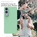 YATWIN Silicone Case for Samsung Galaxy S25 FE 4G, Soft-Touch, Shockproof, DustProof, Antiskid Phone Cover for Samsung Galaxy S25 FE - Light Cyan gallery image