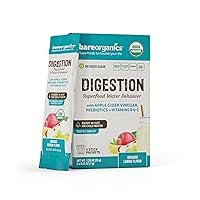 Vista 1 de BareOrganics Digestion Superfood - Bebida en polvo orgánica, ayuda a la digestión, 5 varitas