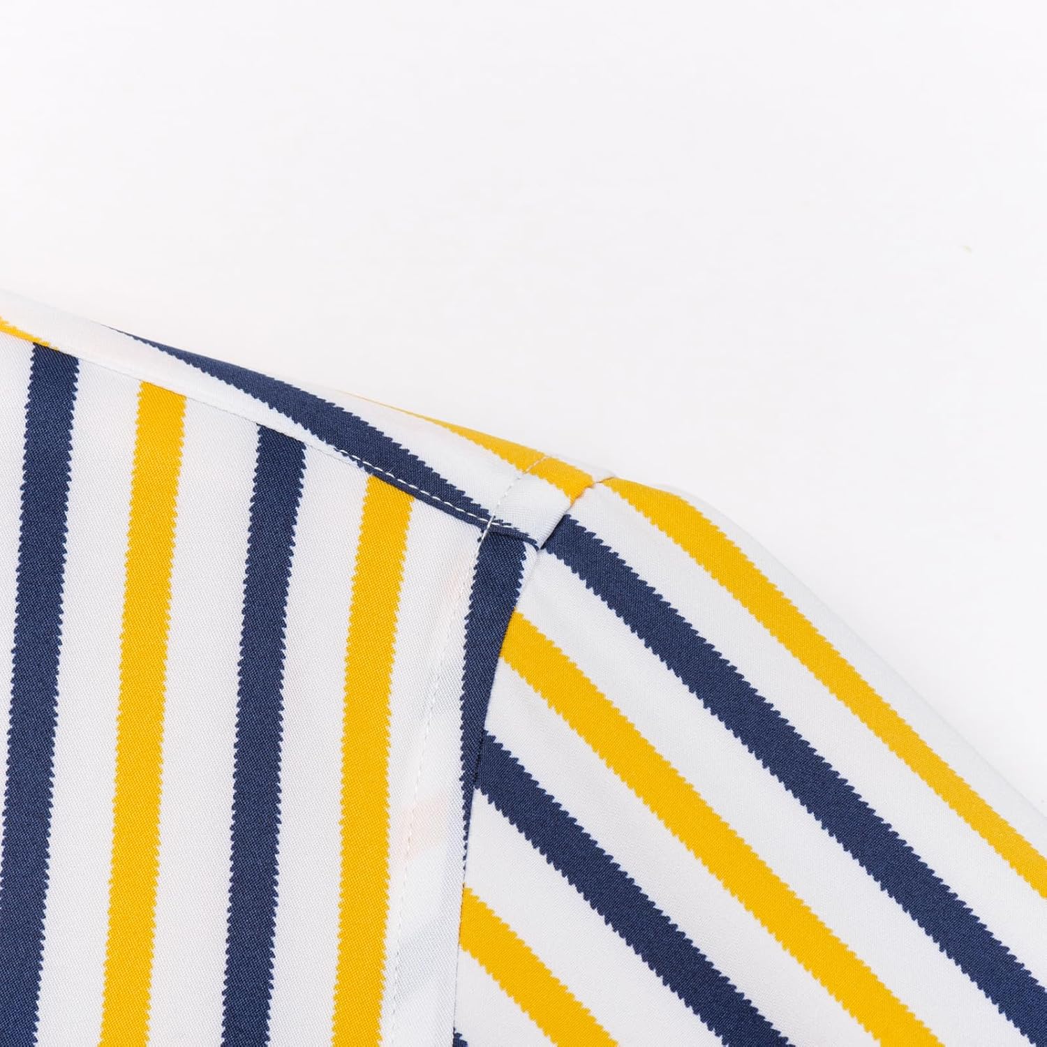 Men's Sleek Stretch Wrinkle-Free Striped Dress Shirts, Business Casual Long Sleeve Button-Down Shirt for All-Seasons - Image 3