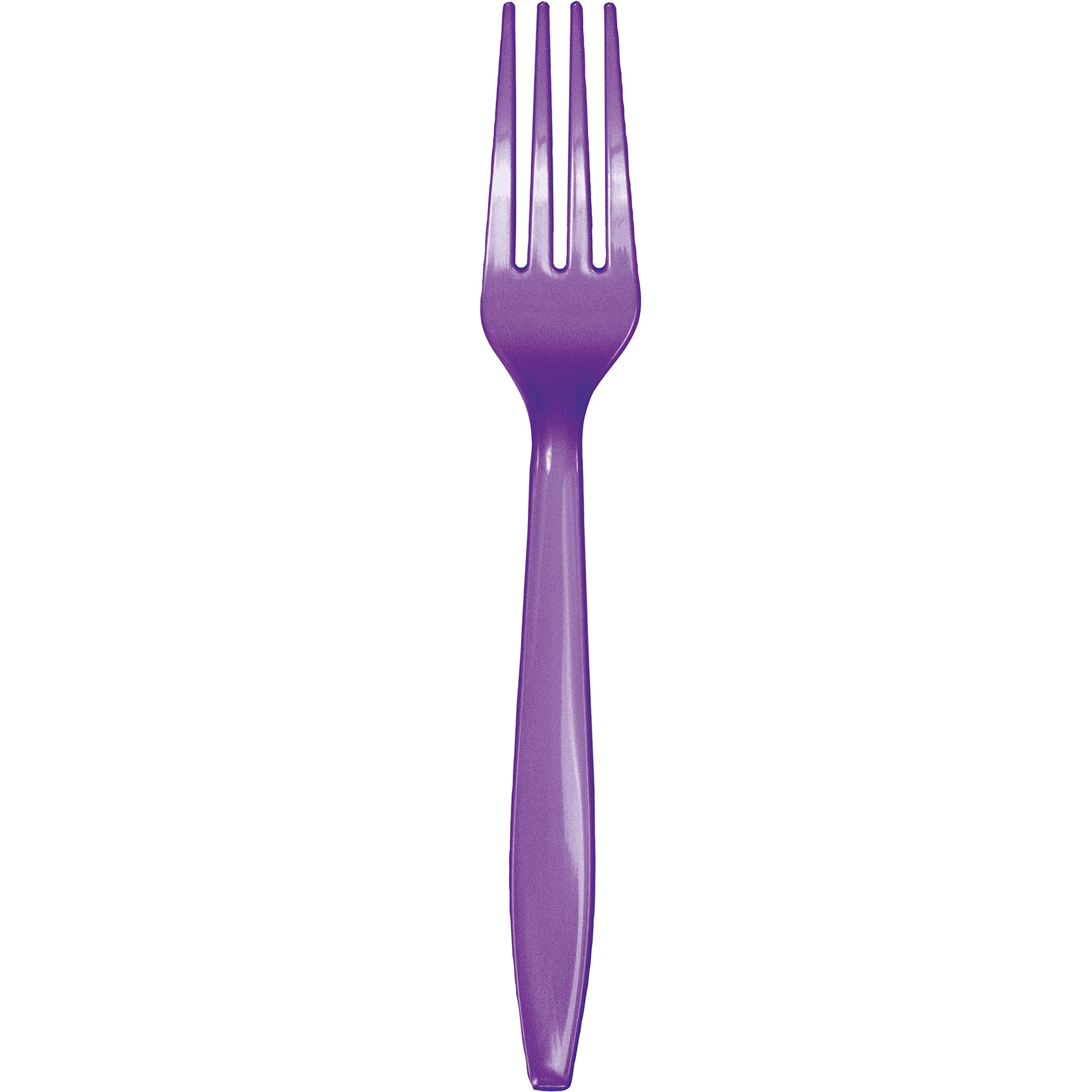 Amethyst Purple Plastic Forks, 72 Count