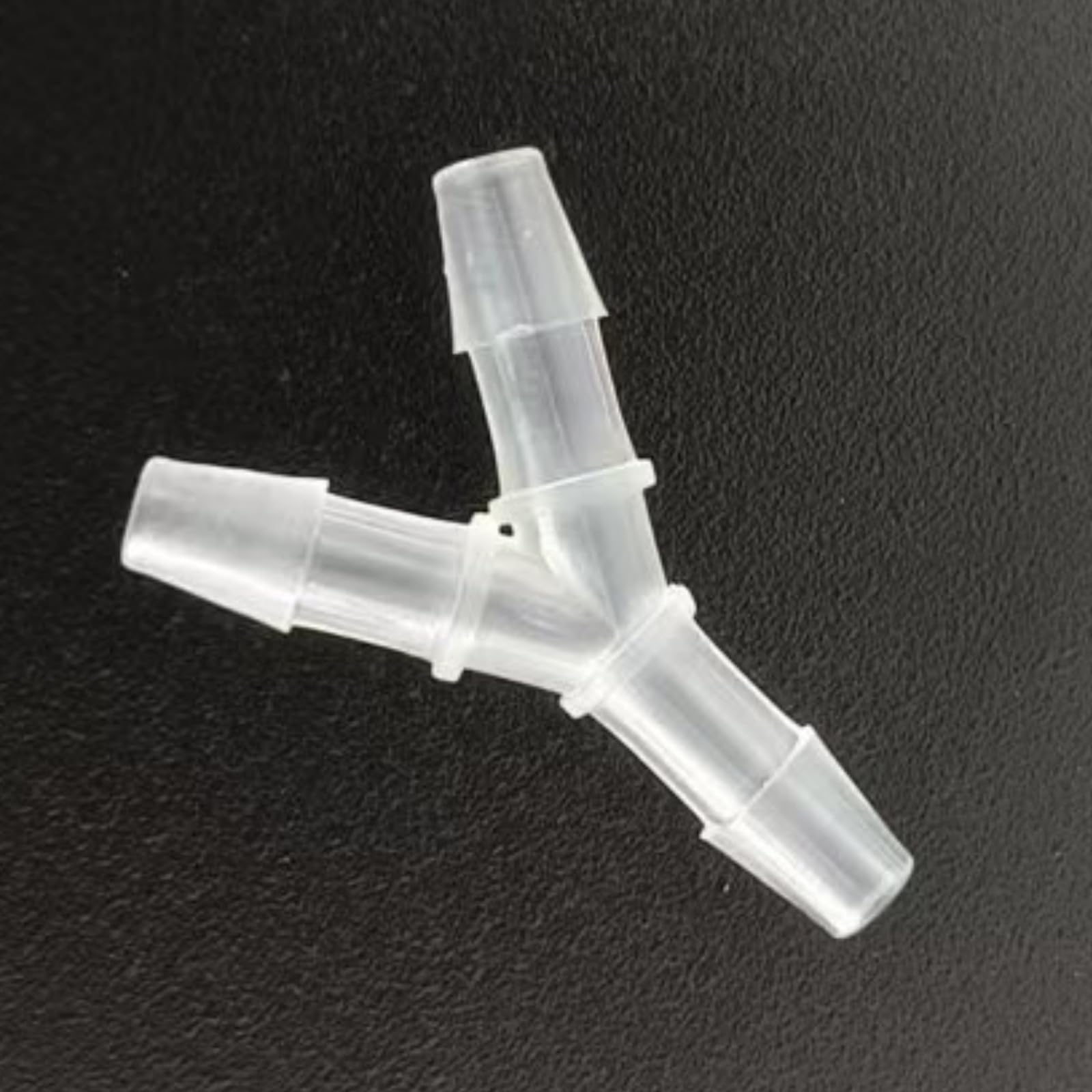 Y-Type Hose Barb Fitting - 3 Way Equal Barbed Adapter for Laboratory and Food Machinery - 25 Pack(2.4mm 3/32inch)