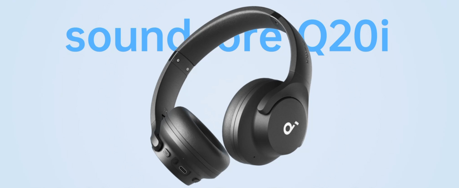 soundcore by Anker Q20i Wireless Bluetooth Over-Ear Headphones