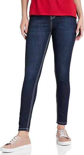 Amazon Brand - Symbol Women's High Rise Ankle Length Stretchable Skinny Fit Jeans