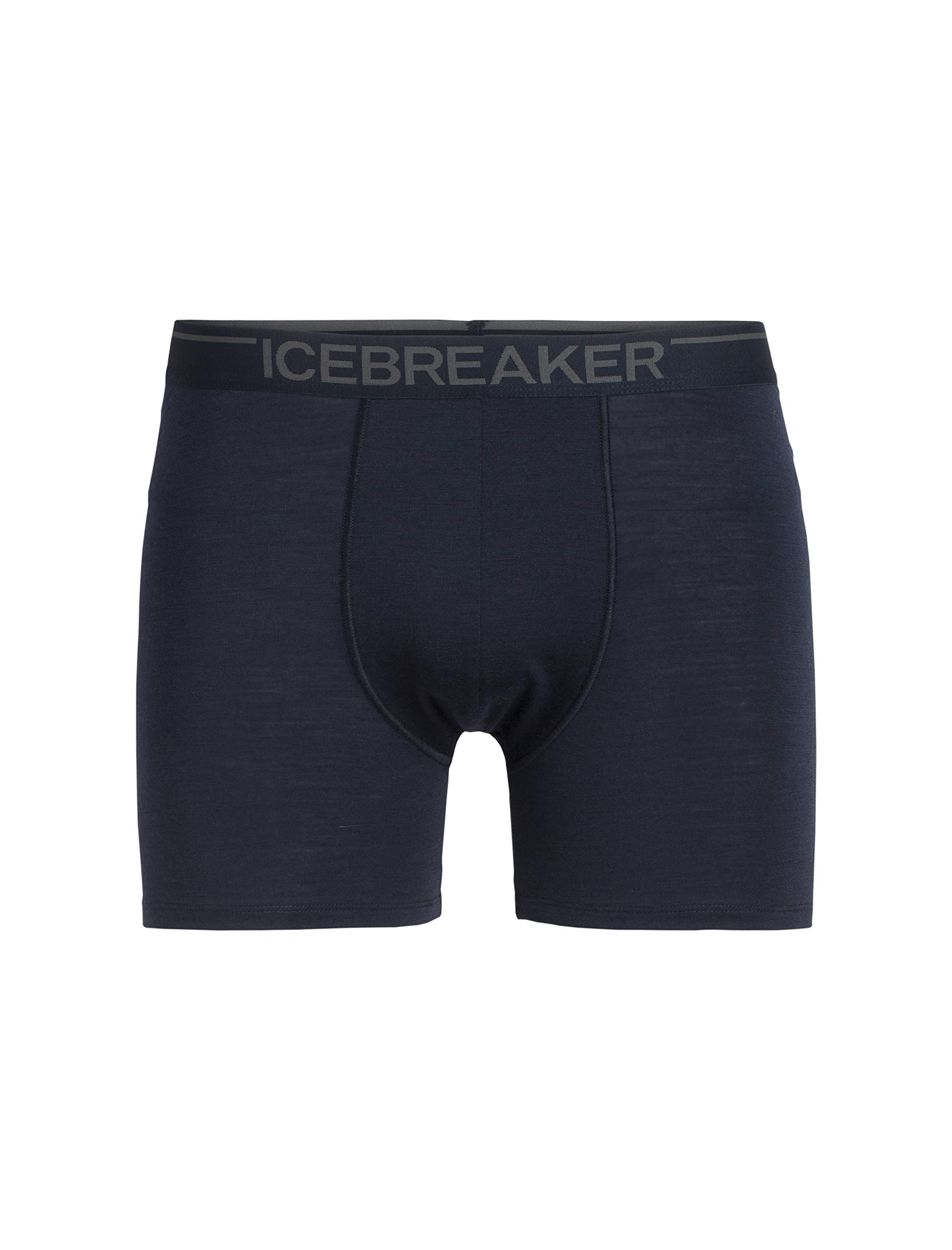 Icebreaker Men's Midnight Navy Anatomica Boxers - Boxer Shorts - Merino Wool Underwear - M