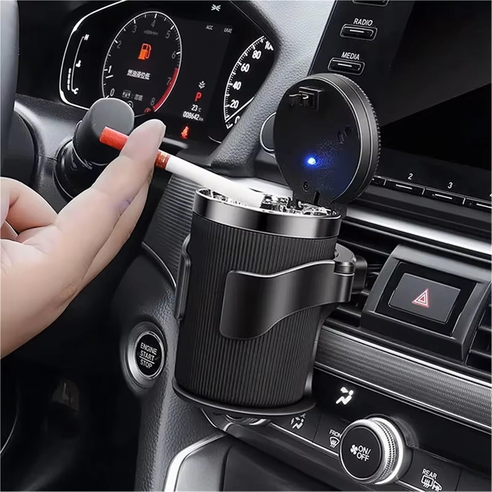 Portavasos Coche Ajustable Compatible Con Mercedes-AMG W203 W206 W220 W205 W211 W212 W201 Portavasos Para Coche Accesorio Para Portabotellas Para Café Con Ventilación