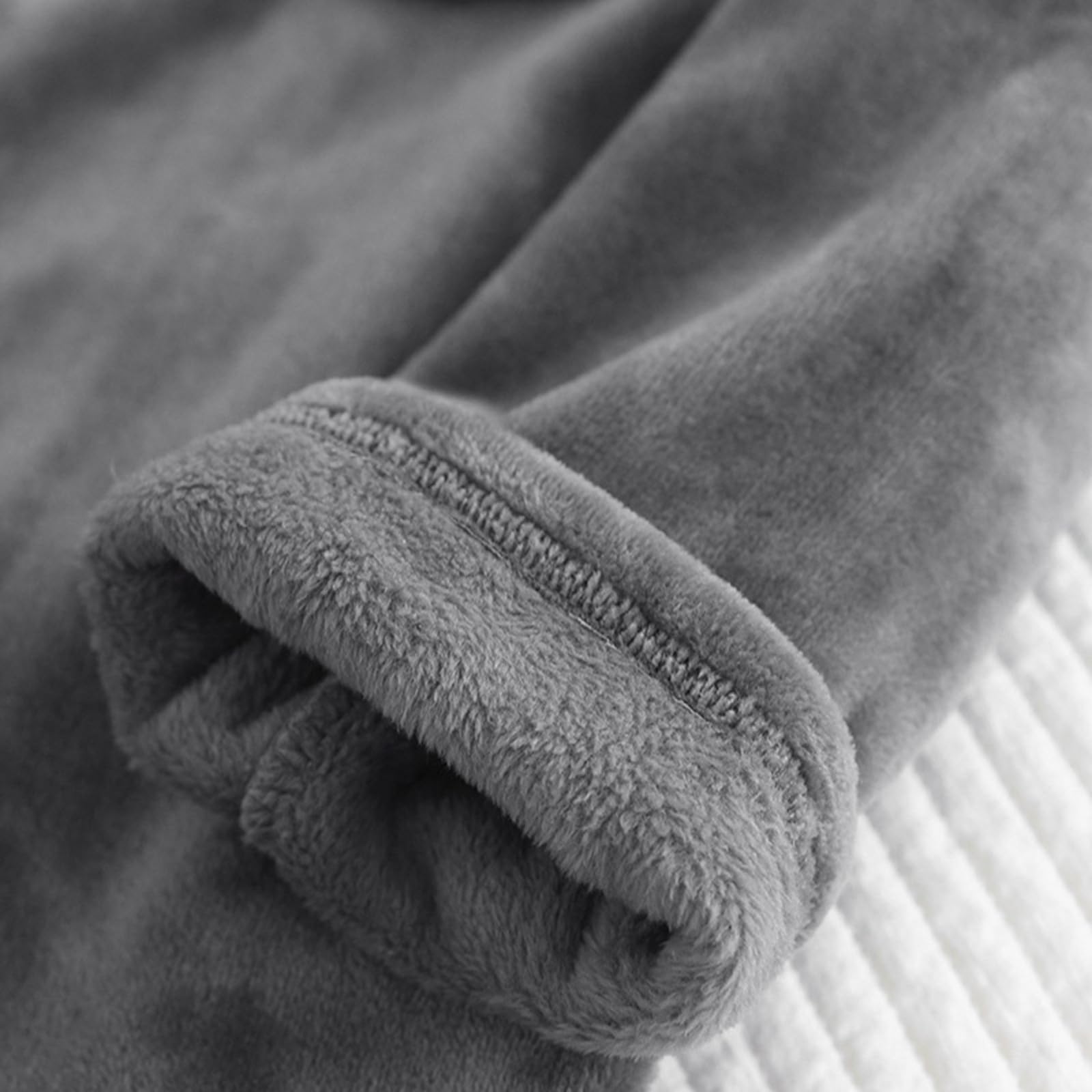 Pigiama da uomo in flanella, set lungo in pile, 2 pezzi, a maniche lunghe, con bottoni e pantaloni da pigiama, morbido, per il tempo libero, comodo e morbido
