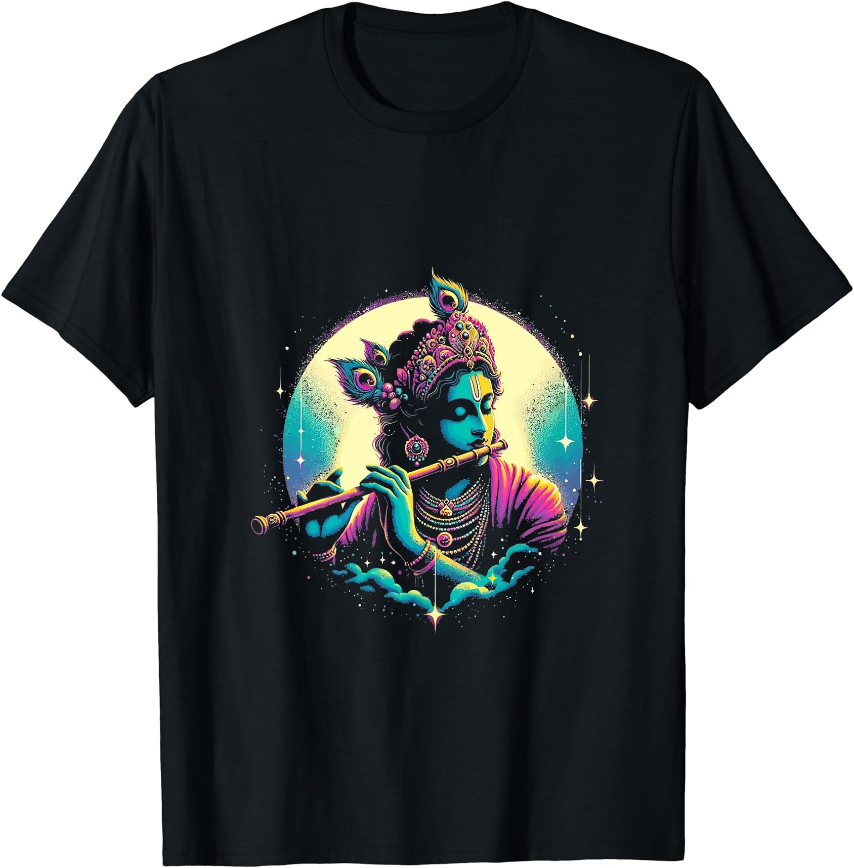 Lord Shri Krishna Hindu God Namaste TeesLord Shri Krishna Hindu God Lord Shri Krishna Lover Devotee T-Shirt