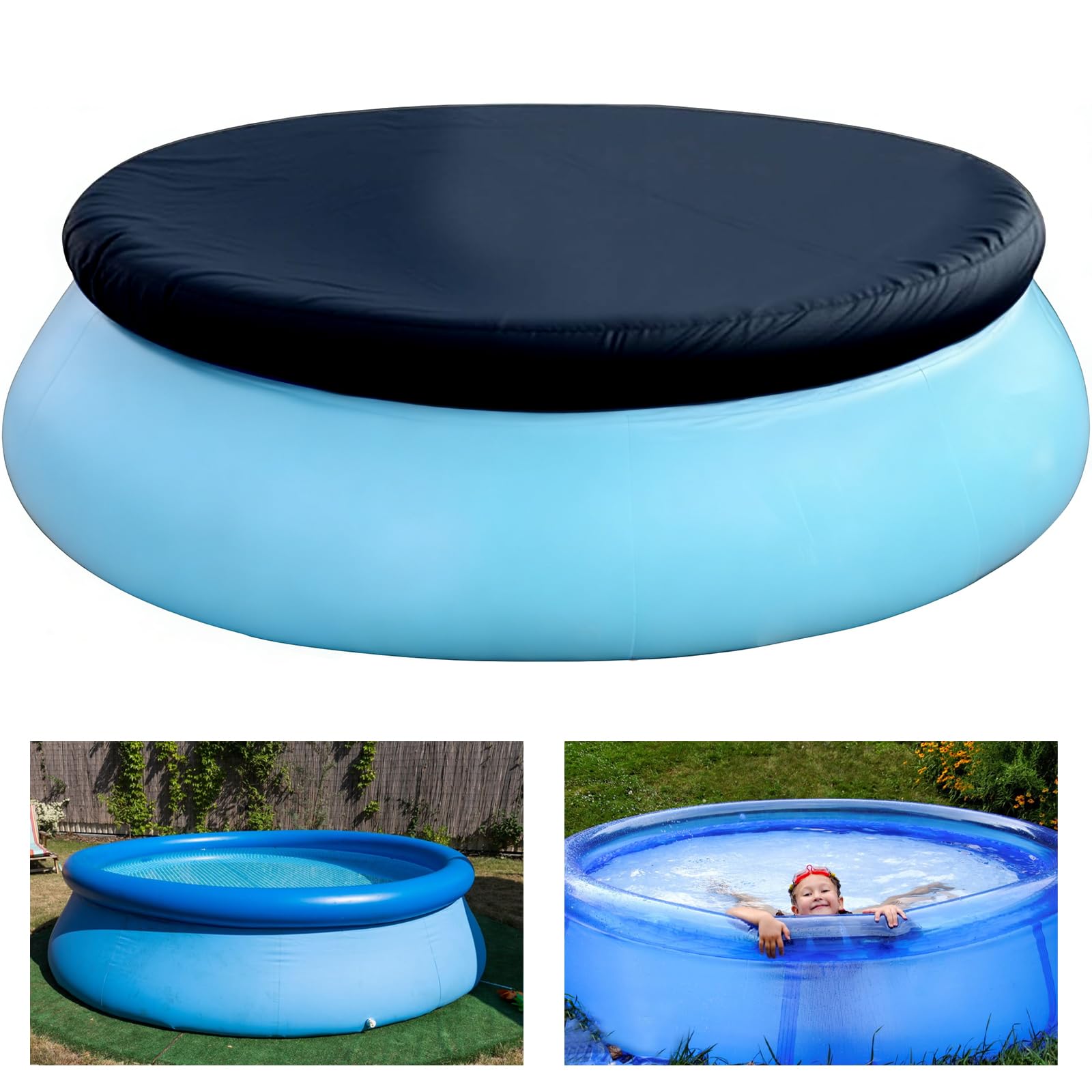 Bâche de piscine ronde de 305 cm : finie la corvée de nettoyage du bassin gonflable