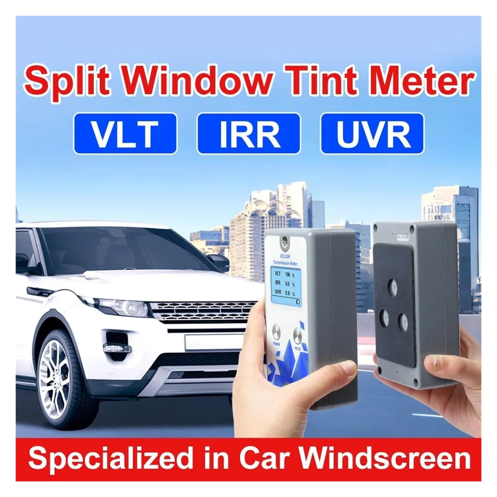 LS110H geteiltes Fenstertönungsmessgerät 1400 nm IR UV for Auto
