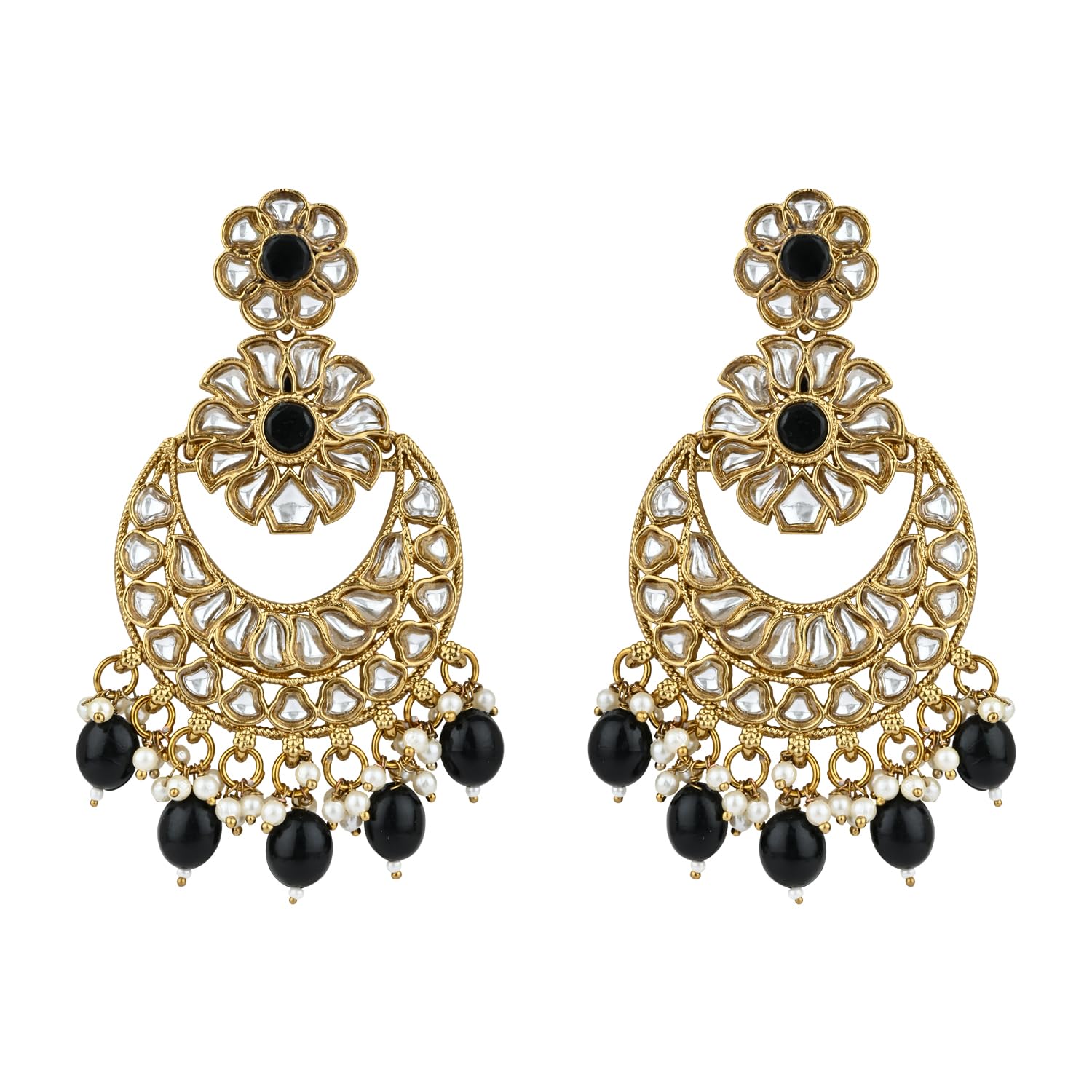 See full amazon price history chart for I Jewels Gold Plated Traditional Handcrafted Kundan Pearl Flower Earrings For Women/Girls (Style 2) I Jewels Gold Plated Traditional Handcrafted Kundan Pearl Flower Earrings For Women/Girls (Style 2) (B0CT5X7V82) Amazon Price History, Amazon Price Tracker