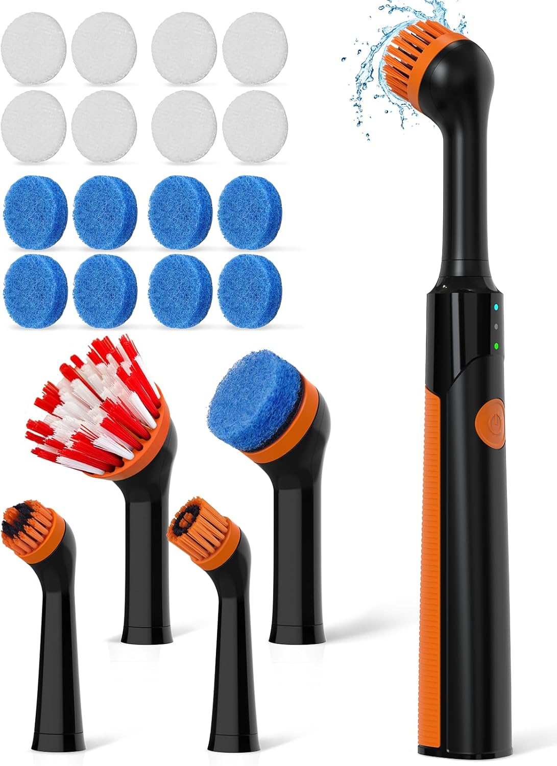 Electric Scrubber Cleaning Grout Brush 23 Pieces