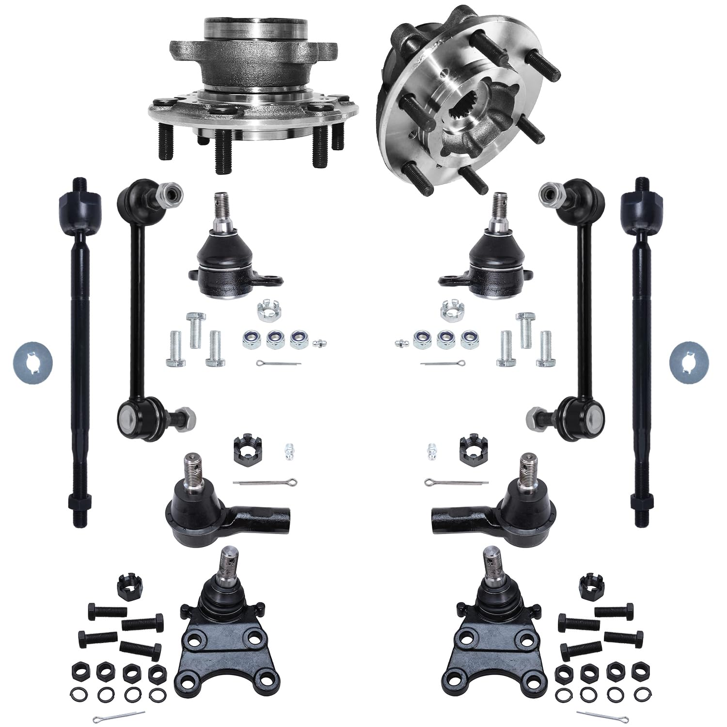 Detroit Axle - 4WD Front Suspension Kit for Honda Passport Isuzu Axiom