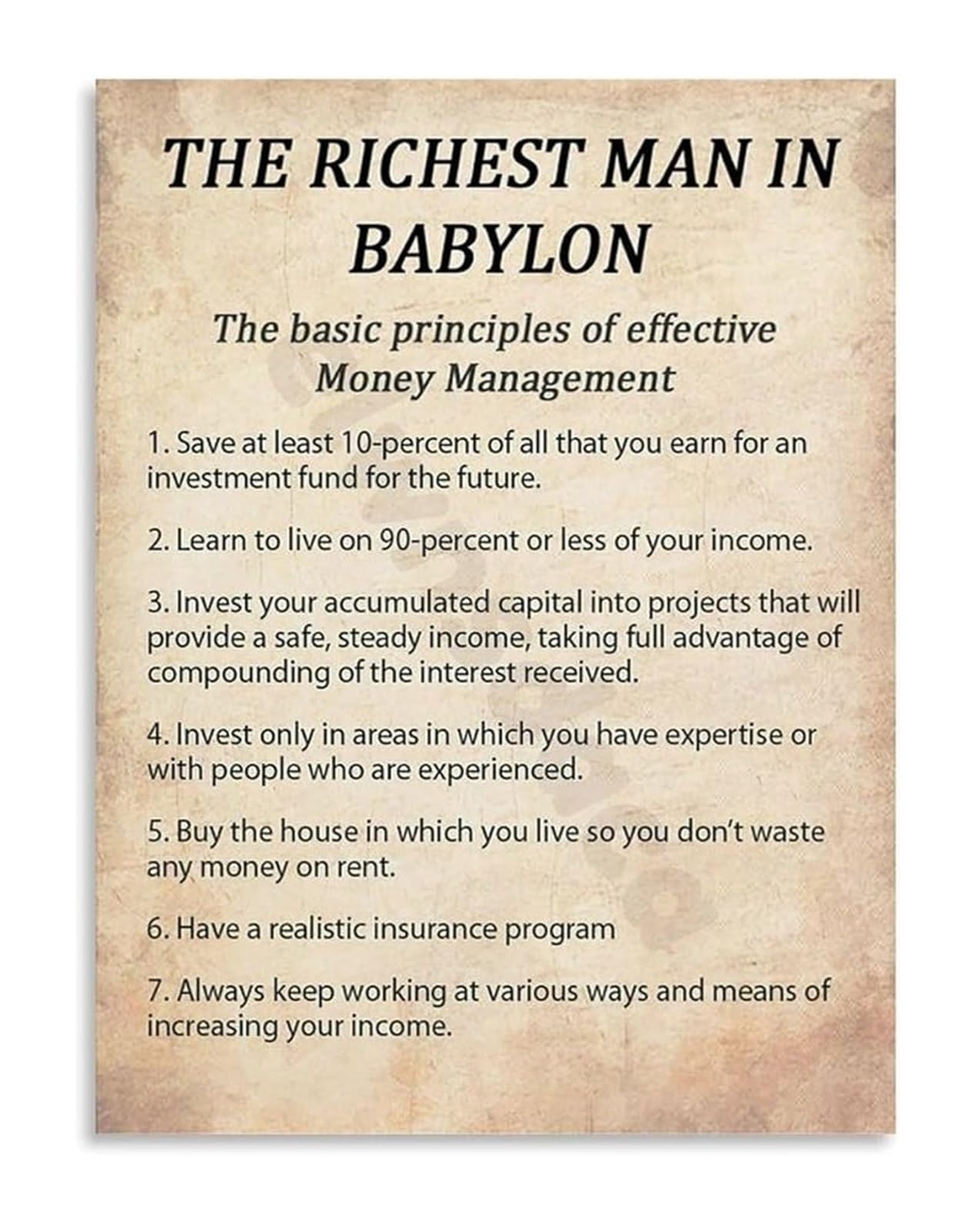 MQXFCZUX Study Room Wall-Art Financial Wisdom Quotes Motivational Poster for Office Success and Inspiration Unframed,16x24inch(40x60cm)