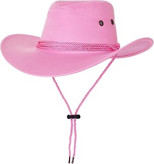 Unisex Faux Felt Cowboy Hats for Women and Men Western Hat Cowboy Sun Hat Wide Brim Cap Vintage Cowboy Costume