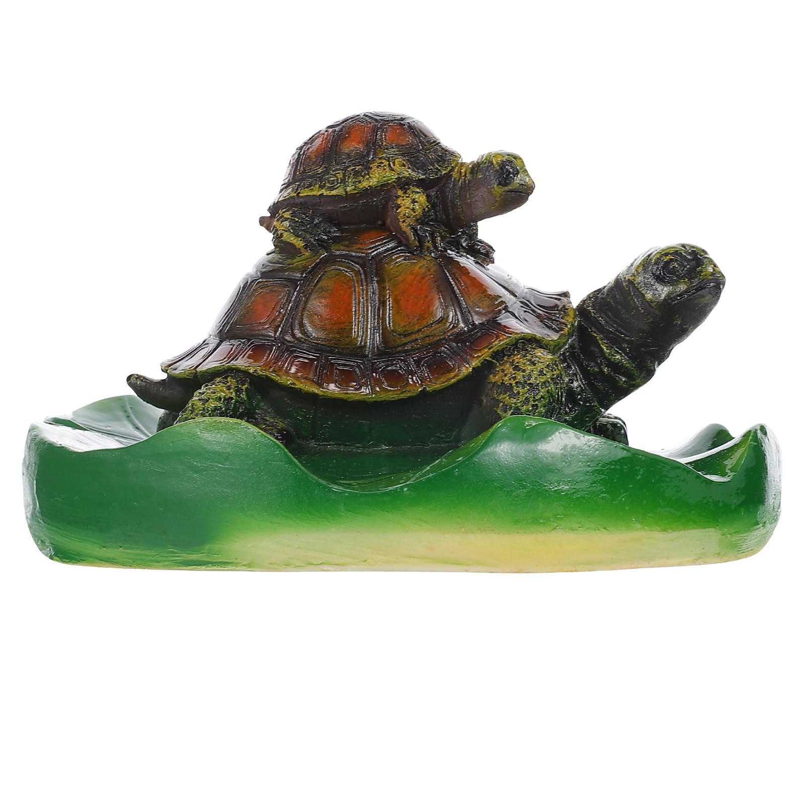 Tortuga flotante de resina para decorar estanques de jardín y acuarios