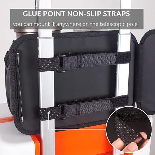 Miniatura 7 de simpletome Bolsas organizadoras de viaje 4 en 1, soporte para bebidas de equipaje, bolsa cruzada, teléfono, soporte para tableta+bolsa de