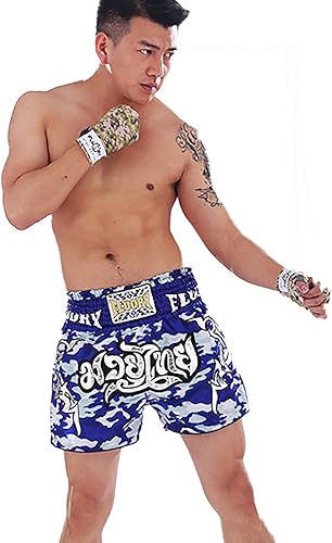 Miniatura 4 de FLUORY Tamaño de los pantalones cortos Muay Thai XS, S, M, L, XL, 2XL, 3XL, 4XL, pantalones cortos de boxeo para hombresmujeresniños con muchos