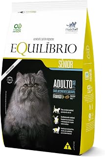 RAÇÃO GATOS EQUILIBRIO ADULTO SENIOR FRANGO 0,5KG