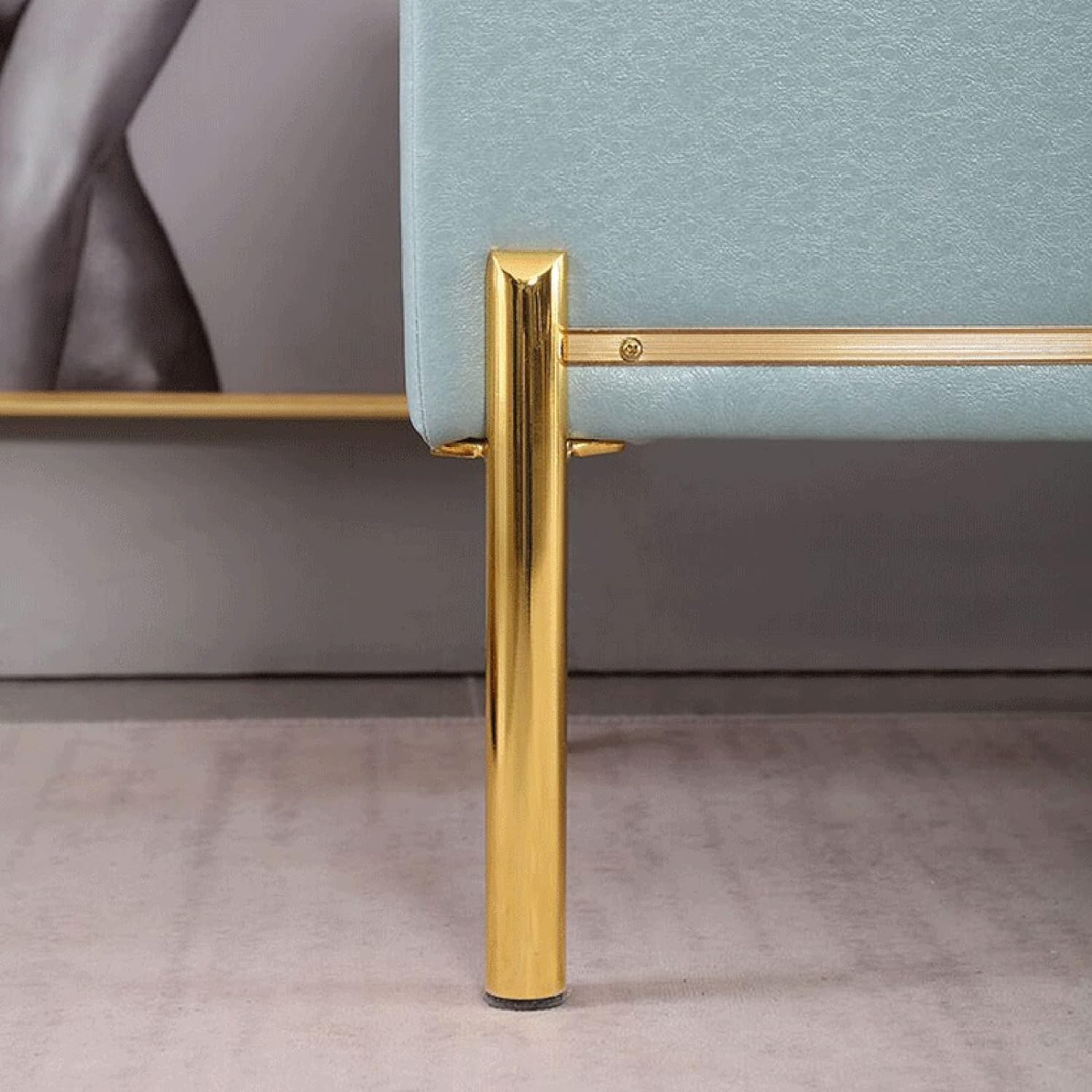 Furniture Legs, 4 Pcs Table Legs Metal 13cm 15cm 18cm 20cm, Black/Gold/Silver, Modern Cabinet Sofa Coffee Table Desk Tv Cabinet Support Legs, DIY Furniture Feet,Gold-20cm(7.9in) (Color : Gold, Size