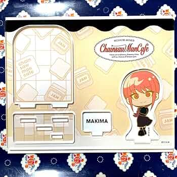 チェンソーマン　カフェ　マキマ　８点セット　缶バッジ　アクリルスタンド チェンソーマン カフェ マキマ 缶バッジ アクリルスタンド