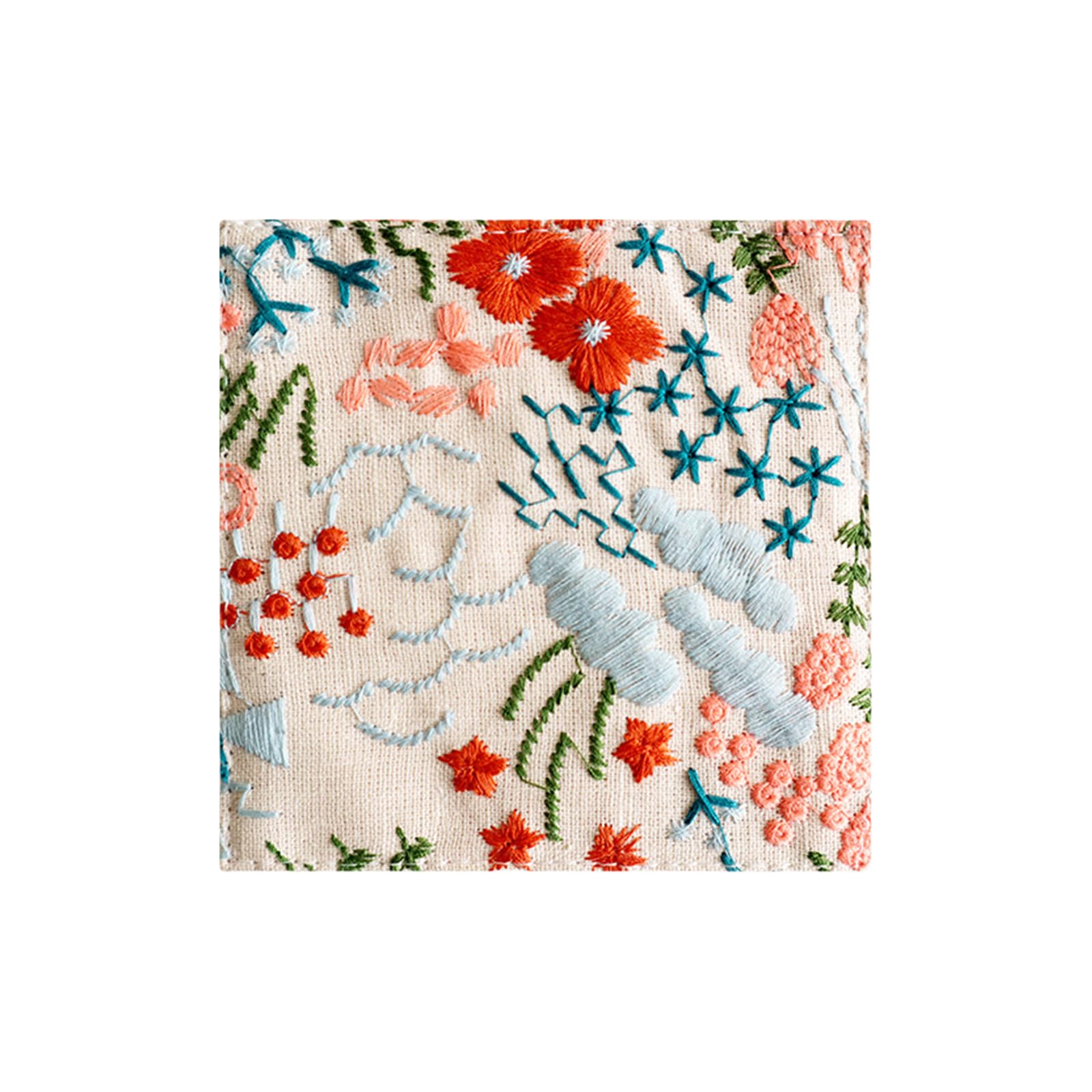Nucelit Unique Cotton Linen Coasters with Reinforced Edges Beverage Coasters for Enhancing Durability and Double Side Utility Sturdy Stitching