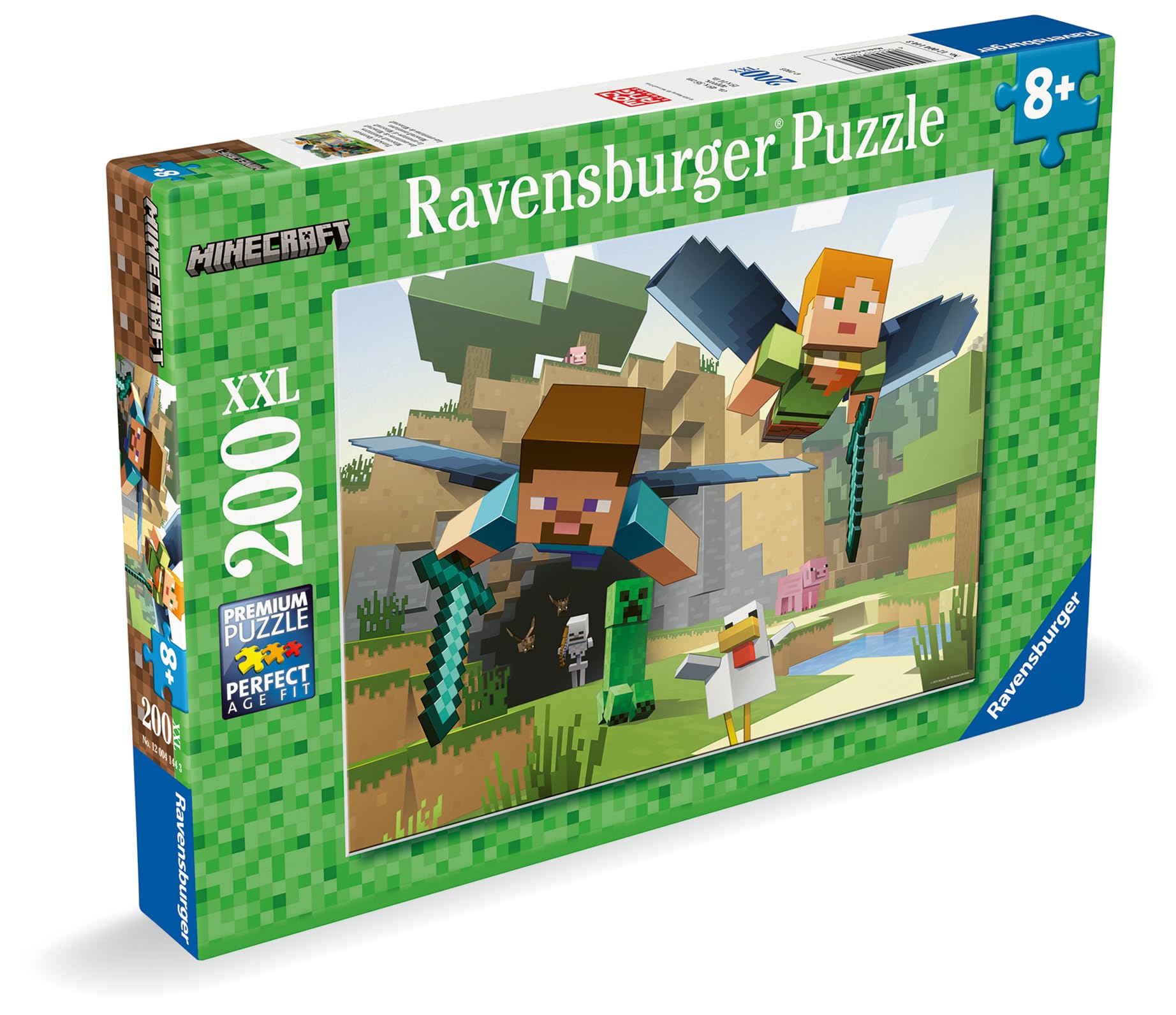 Ravensburger Minecraft 200 Piece Jigsaw Puzzle for Kids Age 8 Years Up - 2025 Edition, Multicoloured, 200 pieces, 49 x 36cm - Image 3