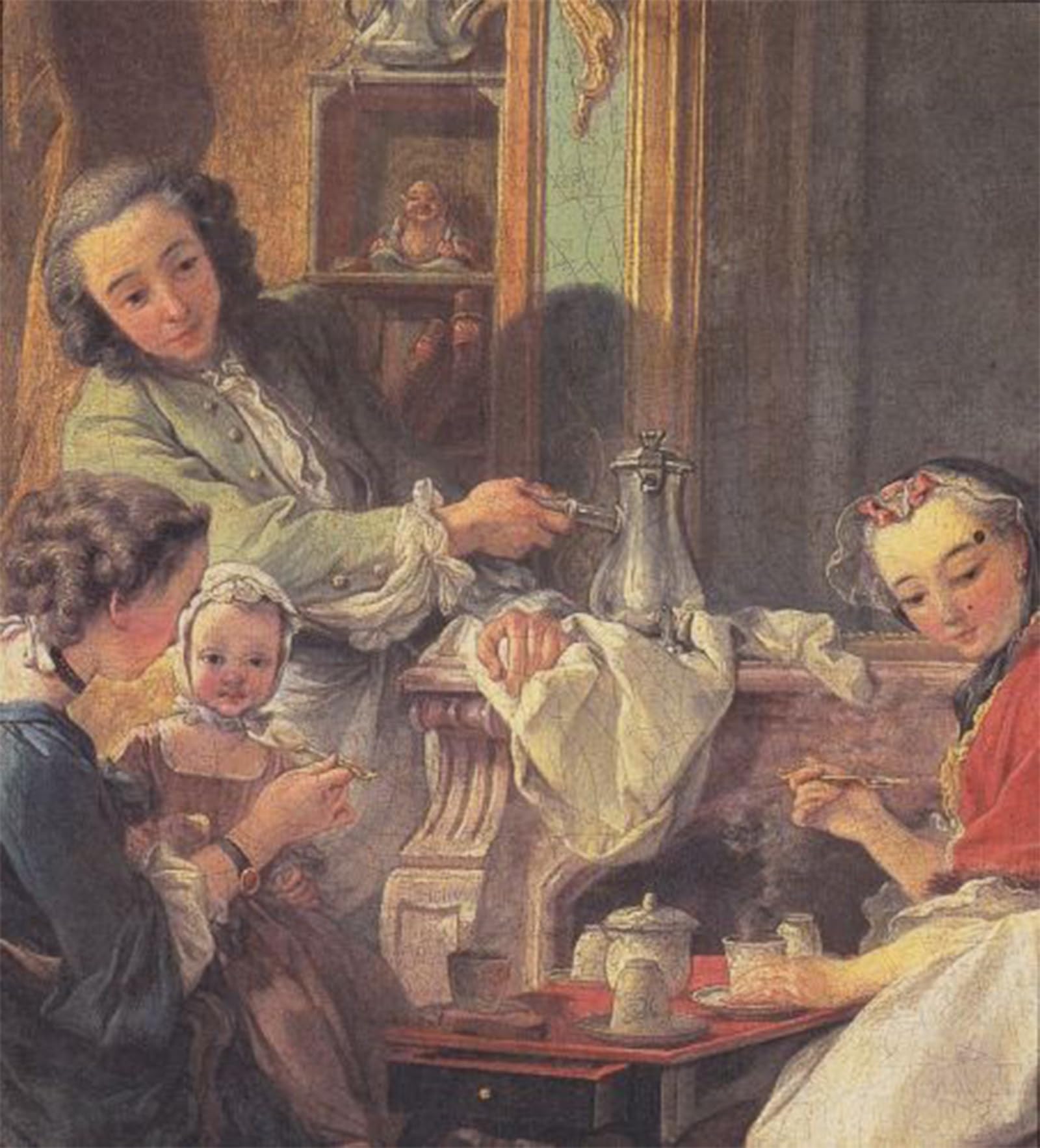 POSTERIIk Famous Print Pop Art Wall Art Graffiti breakfast by François Boucher Art Prints for Home Decor 60x90cm