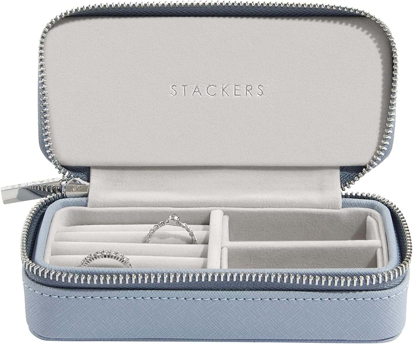 Stackers Taupe Sleek Necklace Travel Jewellery Box Amazon.co.uk Fashion