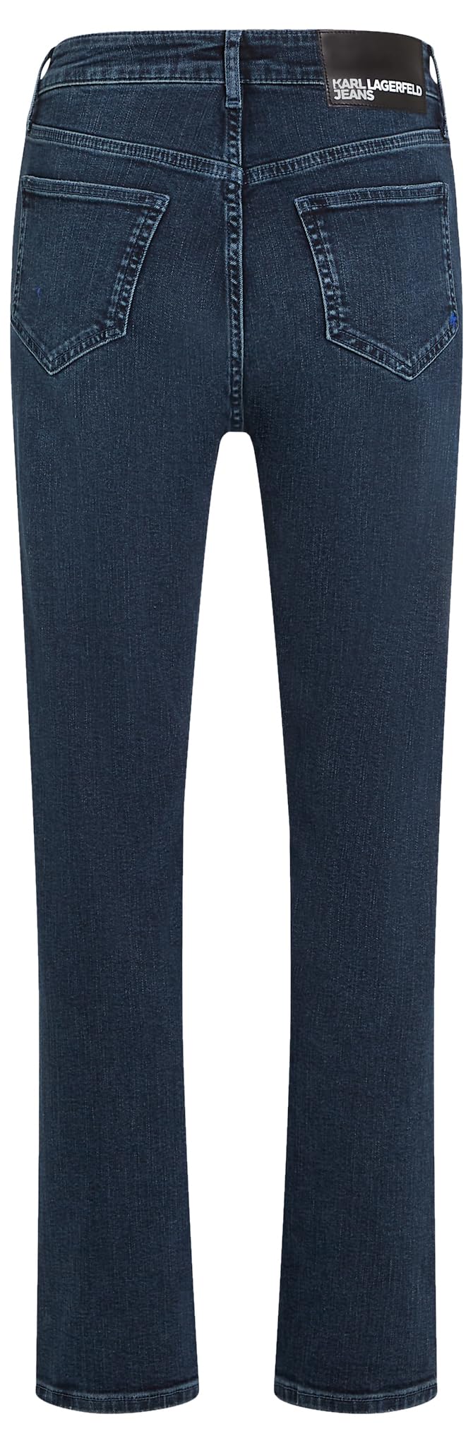 Karl Lagerfeld Jeans, Damskie, High Rise Straight Denim, Prosta Nogawka