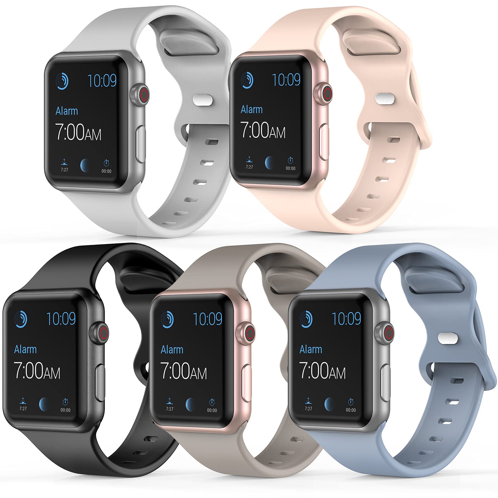 Amazon | [AUSOJOY] 5本セットApple Watch交換バンド、アップル 