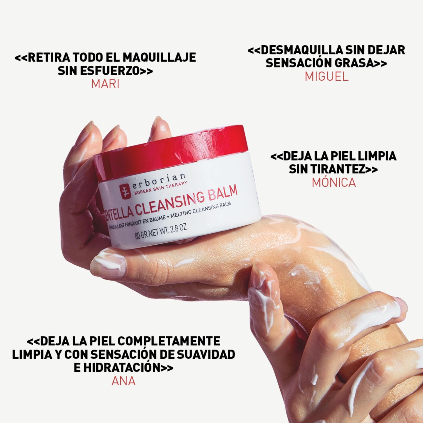 Erborian - Centella Cleansing - Aceite desmaquillante, gel limpiador, bálsamo desmaquillante para el rostro con Centella Asiática - Todo tipo de pieles - Cuidado cosmético coreano — view 6