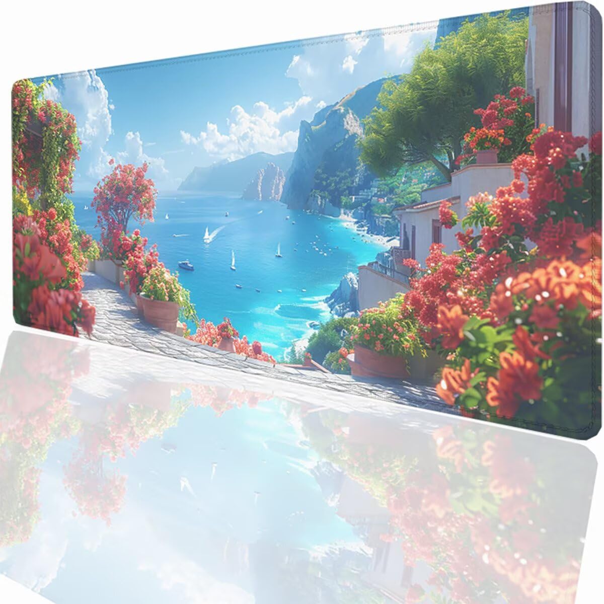 Tappetino per Mouse Gaming XXL 1200x600x3mm– Ufficio Mousepad Grande – Migliora la Velocità e la Precisione Tenuta Stabile Sottomano per Ufficio e Casa Accessori Scrivania Animale PjY14291 N-U
