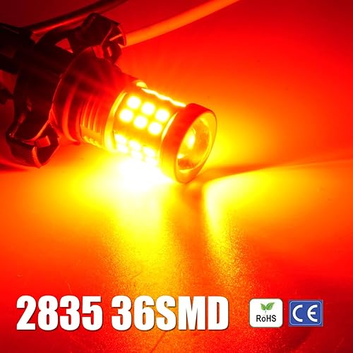 Vista 121 de Bombillas LED antiniebla superbrillantes de 3000 lm H8 H11, bombillas DRL de alta potencia 3030 chips con lente de proyector de repuesto