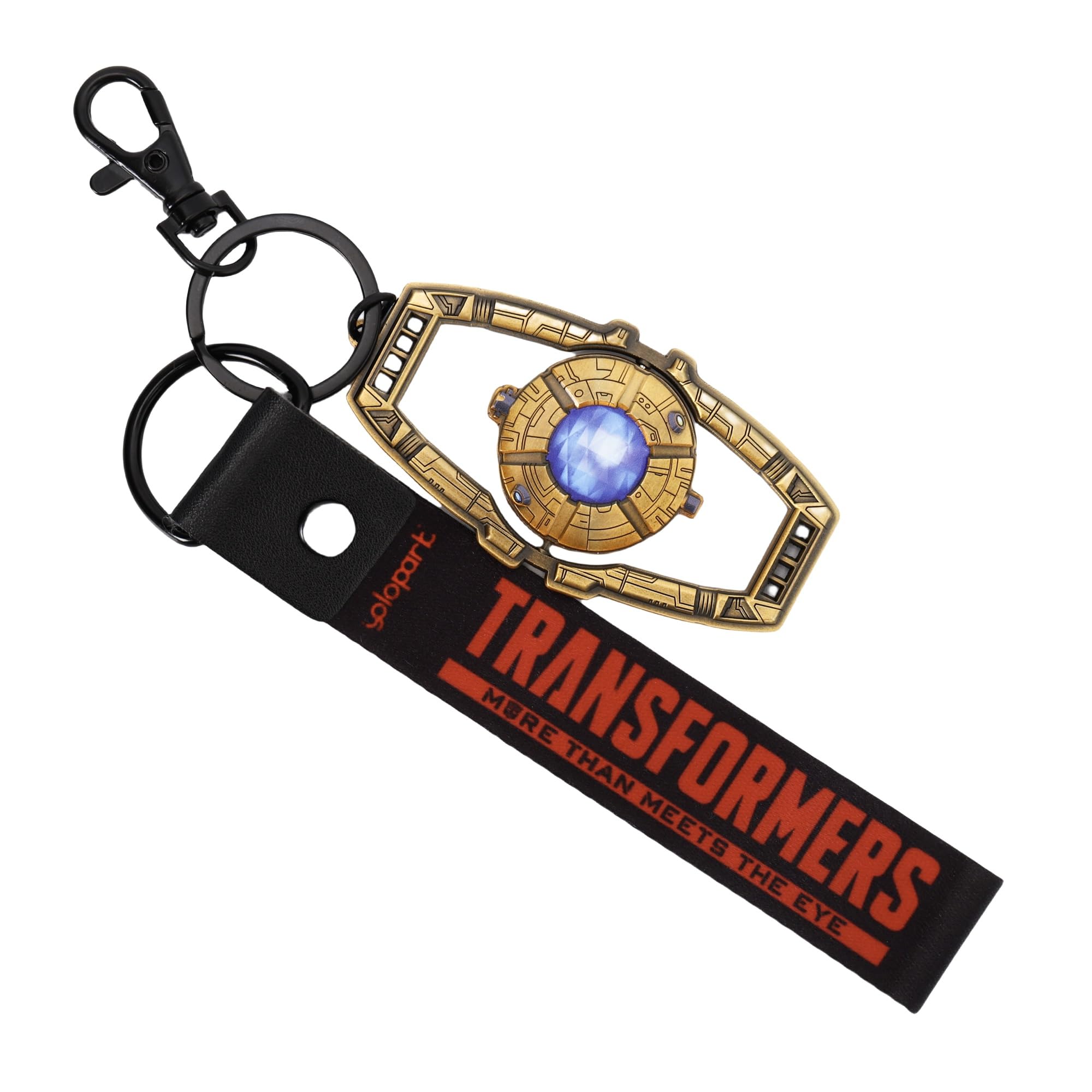 YOLOPARK Transformers Leadership Module Metal Keychain - 3x1.65 Inch Design Authentic Collectible for Fans