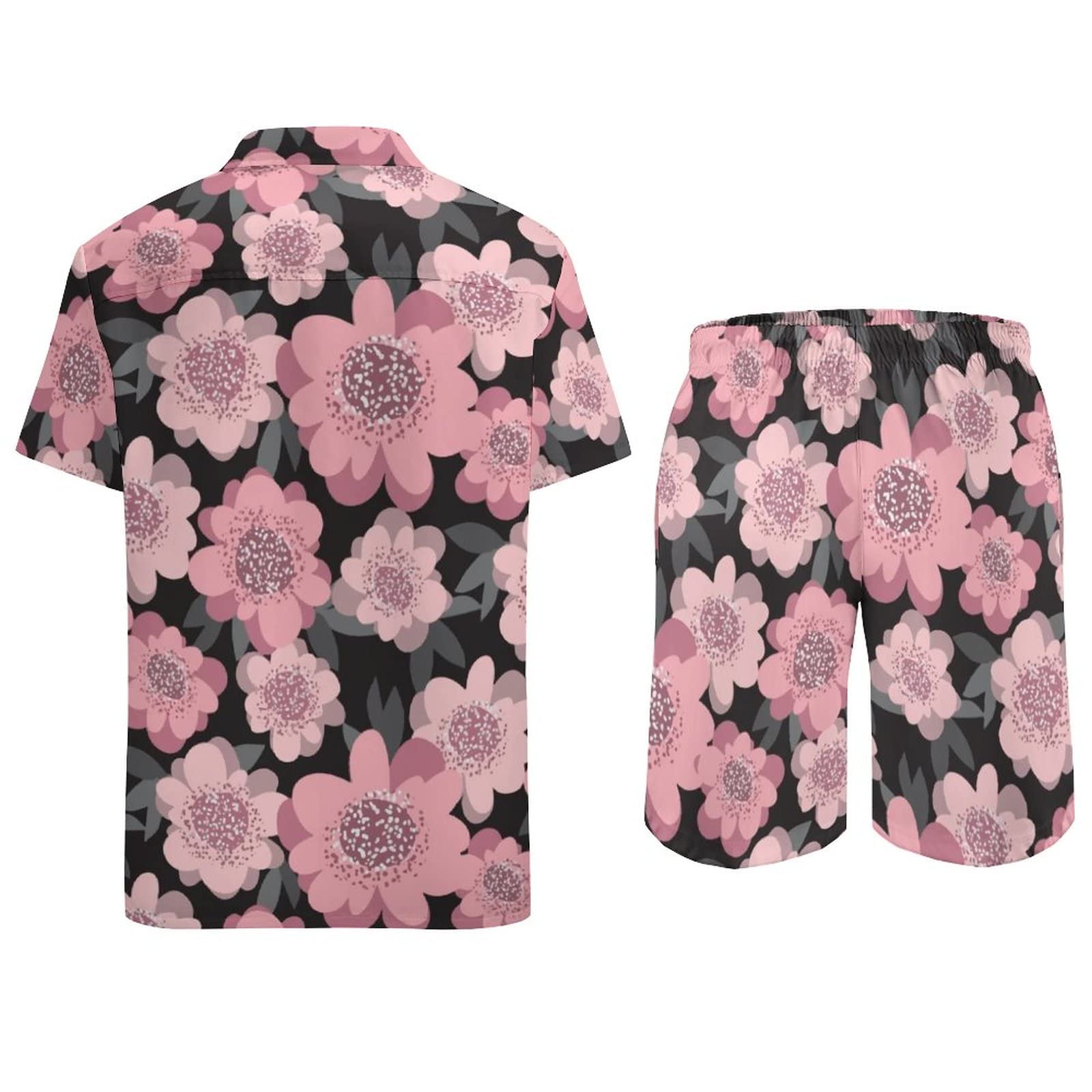 新作☆カラーモチーフTシャツ＆ショートパンツ（ピンク） 接触冷感