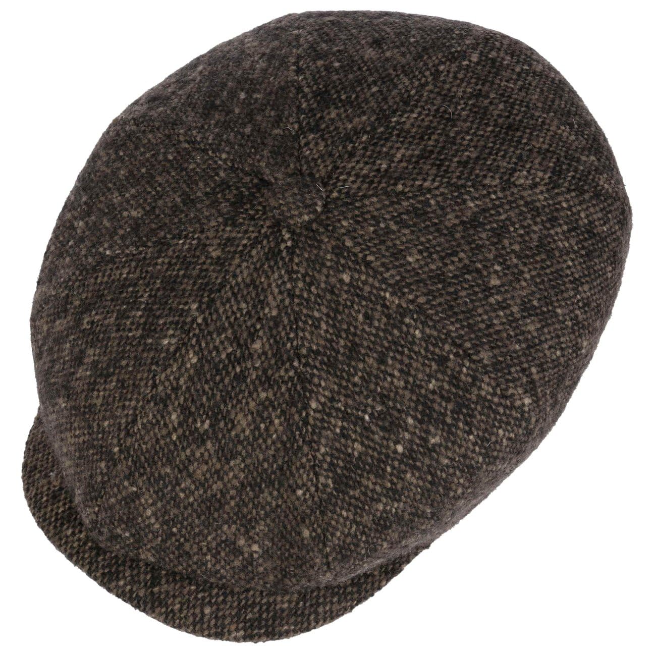 Stetson Hatteras Gorra Newsboy Donegal Tweed Lana Virgen Mezclado Multicolor Unisex Otono Invierno